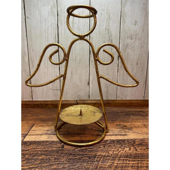 Vintage Christmas Angel Candle Holder - Picture 3 of 4
